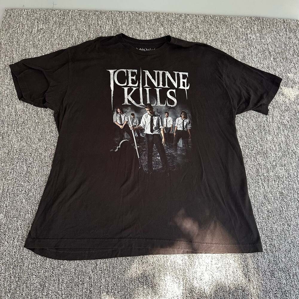 Ice Nine Kills Band T-Shirt Sometimes Dead Is Better Graveyard Design Black